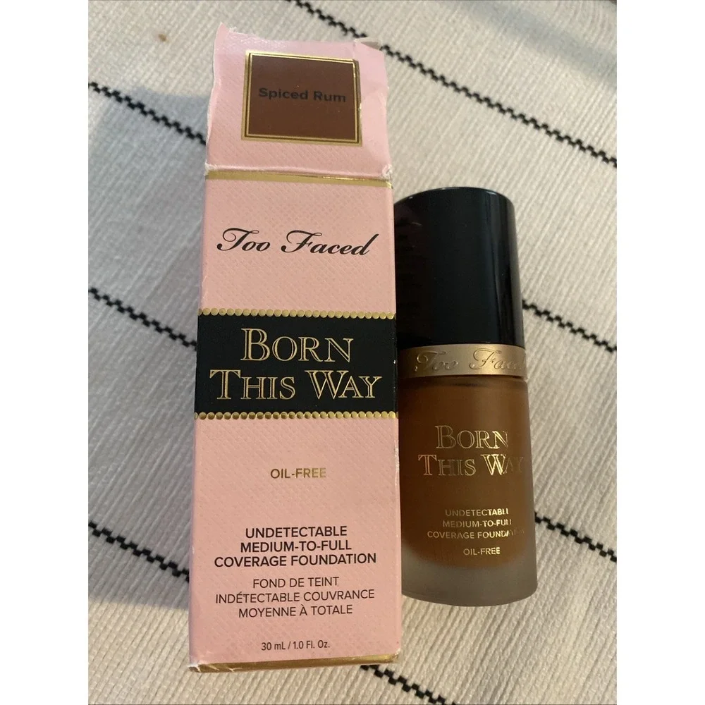 Too Faced Born This Way Undetectable Oil-Free Liquid Foundation 1oz. -Spiced Rum